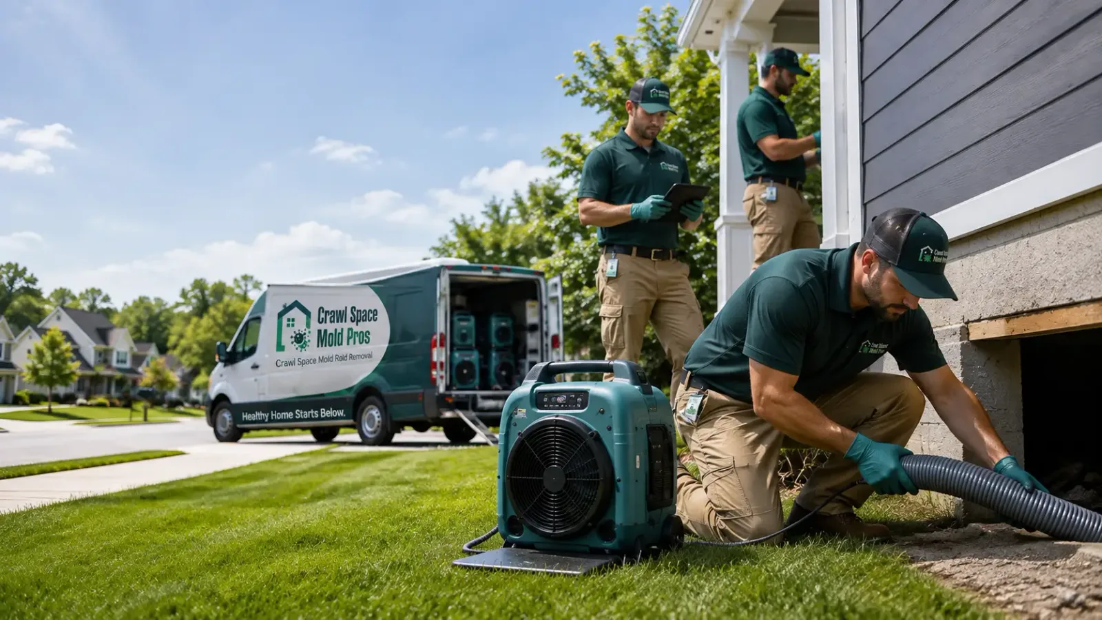 Crawl Space Mold Removal in Santa Cruz, CA